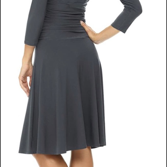 Slinky! Rekucci | Sz 10 Charcoal Dress - Picture 2 of 9